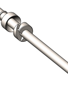 Set of shaft Ø19.13 for hopper auger Ø45 TS